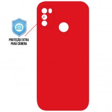 Capa para Motorola Moto G50 4G - Silicone Case Vermelha